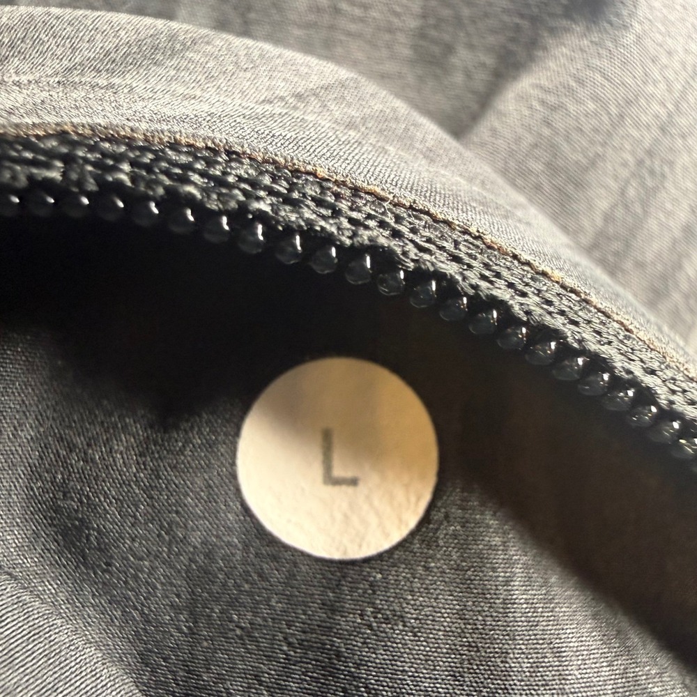 Lululemon Mens Athletic Shorts Size L Dark Grey Textured Pattern Liner - Picture 5 of 7